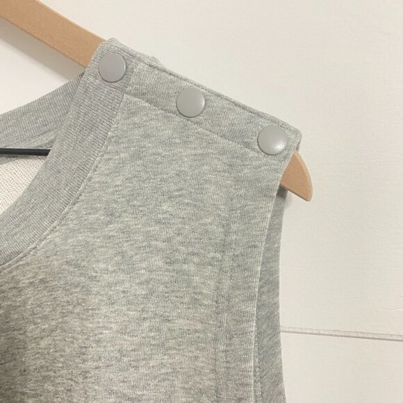 Nike Sportswear Plus Size Heather Gray Sweat Shorts Romper w/Pockets Size 2X NWT - Picture 11 of 12